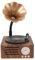 ISKDJBJG Altoparlante Bluetooth Portatile A Forma di Grammofono retrò, Altoparlante Wireless per Esterni, Audio TF, Radio FM, Musica MP3