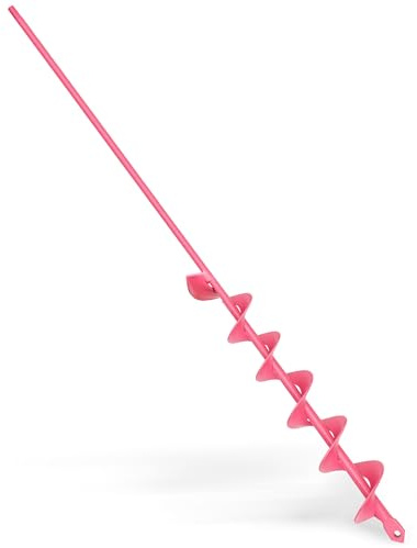 5X80cm Auger Drill Bit for Planting – Heavy Duty Garden Tools, Spiral Auger Drill Bit for Planting Bulbs, Flowers, Trees – Fits Standard Drills, Efficient Garden Auger, Hole Digger Auger