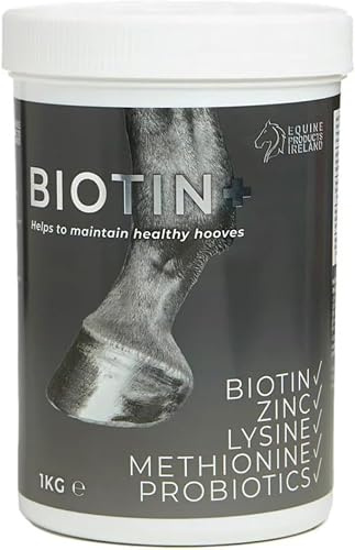 Biotin + - Complementary Mineral Feed for Horses - Helps to maintain healthy hooves (1kg)