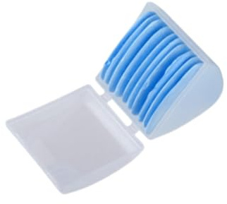 HORIALENCE Craie de Tailleur Triangulaire Bleue, 10 Pièces, Facile à Saisir et Effaçable, pour Couture et Patchwork Professionnel