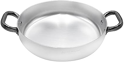 Agnelli Aluminiumpfanne mit Edelstahlgriffen 46 cm