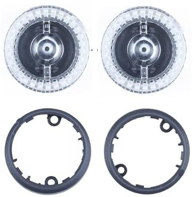 ZDANYA Spark LED-Abdeckung & LED-Abdeckungshalterungen setzen Ersatzteile for DJI Spark Drohnen-Lampenkomponenten-Ersatzzubehör Zubehör (Color : 2 Covers and mounts)