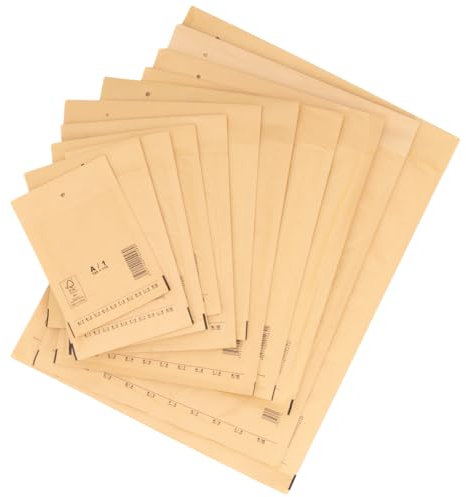 verpacking Luftpolstertaschen 200x275 mm D4 Braun Versandtaschen - Luftpolsterumschlag Polsterumschläge selbstklebend 100 Stück