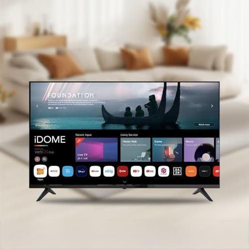 32 Inch Smart Web OS TV, WiFi, Freeview HD Ready, Frameless, 2 HDMI, USB, 220V