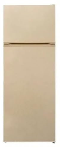 AKAI AKFR256NVT - Frigorifero doppia porta, 212 litri, statico, colore Crema Marmorizzato, Classe energetica E