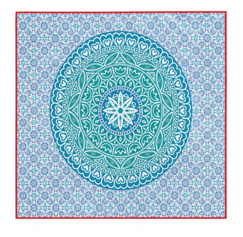 Corredocasa Telo Mare 100% Cotone, Made in Italy - Morbido e Assorbente, Telo Grande Ideale per Spiaggia e Piscina - Asciugamano Bagno e Doccia (Fantasia 11, Misura Gigante 120x180)