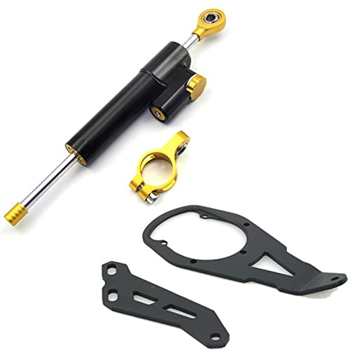 Styrdämpare För Y&AMAHA För MT-09 2021 2022 2023 Motorcykelstabilisator Styrdämpare Monteringsfäste Stödsats Dämpare Stabilisator