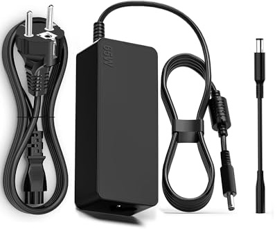 ANDHOT Compatible con Cargador portátil DELL de 65W, Cargador portátil de 65W, Compatible con DELL Inspiron 17 15 14 13 11 3000 5000 7000 3505 3511 Latitude 3510 3410 3420 Adaptador de alimentación