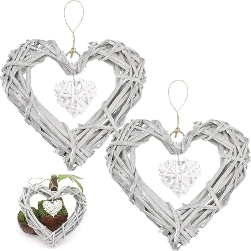 2 Pezzi Appesi Ghirlande,Appesi Ghirlande,Forma di Corona,Decorazione Romantica In,Adatto per Matrimoni, Decorazioni Murali