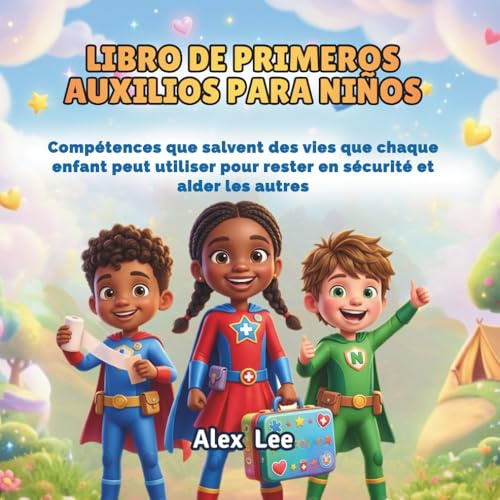 LIBRO DE PRIMEROS AUXILIOS PARA NIÑOS: Compétences que Salvent des Vies que Chaque Enfant Peut Utiliser pour Rester en Sécurité et Aider les Autres