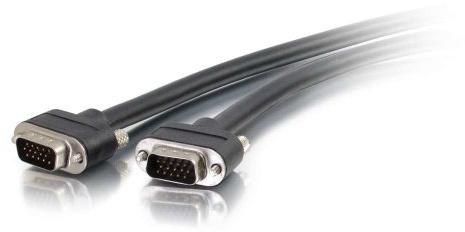 C2G 50212 VGA Cable - Select VGA Video Cable M/M, In-Wall CMG-Rated, Black (6 Feet, 1.82 Meters)
