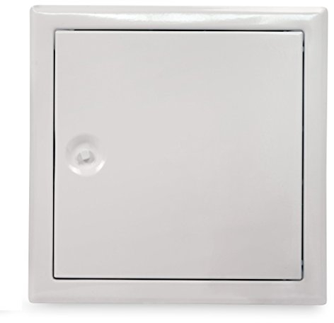 MW multi werkzeug Revisionstür 400 x 400 mm Vierkantschloss Stahl verzinkt weiß pulverbeschichtet 40 x 40 cm
