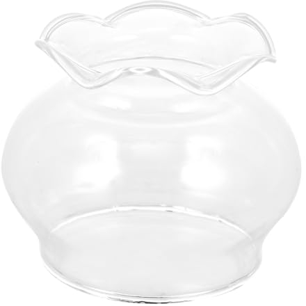 UKCOCO Pantalla Para Lámpara De Aceite De Vidrio Para Lámpara De Vela Accesorio Decorativo Para De Vela Exquisita Para De Aceite Para Decoración De Interiores