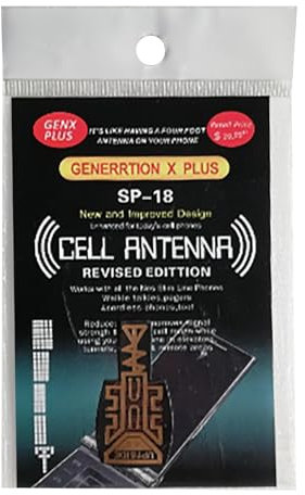 Etiqueta engomada del reforzador de la señal para el teléfono Celular | Amplificador de recepción de señal de Antena de teléfono Celular -18 - Amplificador de señal de teléfono móvil de 10 Piezas, a