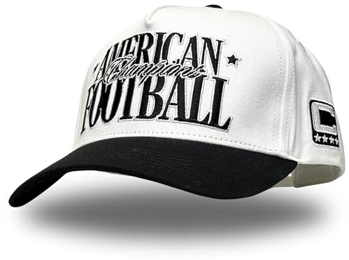 Vintage Sport Trucker Hat | Men & Women | Trendy Pickleball Golf Hats Men | American Country Western Cute Cowgirl Caps | Retro Baseball Cotton | Snapback (American Football | Black)