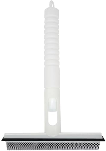 Ipetboom Multipurpose Window Cleaner and Glass Wiper with Spray Water Function, White Water Scraper Squeegee for Home Window, Shower Doors, and Glass Surface Cleaning Tool