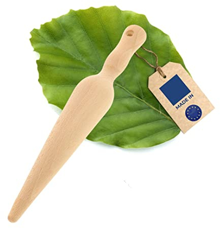 HOFMEISTER® Waffelhorn oder Pflanzholz aus Holz, Made in Germany, für selbstgemachte Eiswaffeln im Handumdrehen, Waffelhörnchen, Gartenzubehör, 24 cm