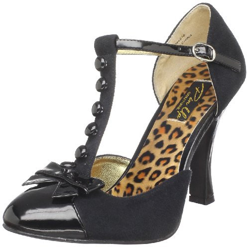 Pinup Couture Smitt10/bmcsue-bpt, Damen Pumps, Schwarz (Black), 41 EU (8 UK)