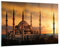 ARTTOR Wandbilder Dekoration Wohnzimmer Sonnenuntergang istanbul türkei reise Bilder auf Glas 120x80cm Glasbild Schlafzimmer Küche Deko Wand Kunstdruck Art Groß XXL Wanddeko Modern GAA120x80-2846
