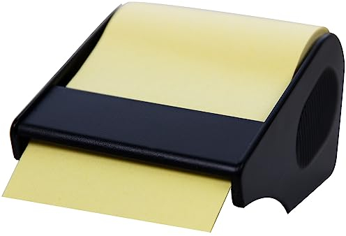 RNKVERLAG CT1830 - Haftnotiz Rolle im Abroller, 60 mm x 10 m, nachfüllbar, pastellgelb, 1 Stück