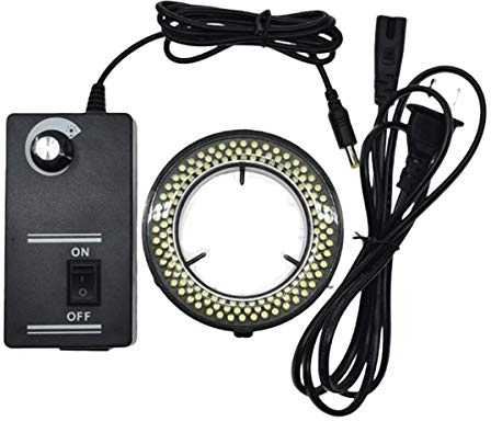 FainWan Digitala mikroskop tillbehör 60 LED justerbar ringlampa belysning för stereo zoom mikroskop tillbehör