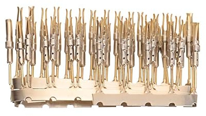 Lot de 100 broches à douille en laiton étamé Nixie/VFD durable 1 mm plaqué or IN-12 IN-18 pouces-8 QS30-1 Tube fluorescent Nixie