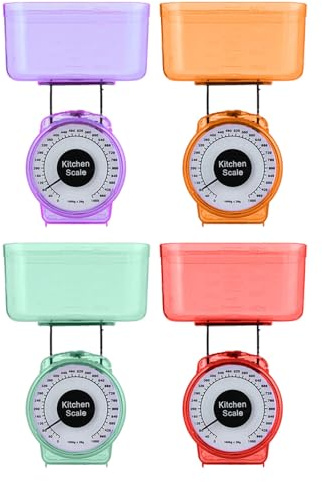 Kitchen Wall Shelf Easy Reading Digital Kitchen Scales Coffee Vegetables Food Cooking Weighing Spring Scale Weigh Accessories 1pc Bookshelves For Wall (Purple, 17. 4x11. 4cm)