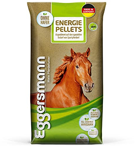 Eggersmann Mein Pferdefutter Energie Pellets 25 kg - Ergänzungsfuttermittel für Sportpferde - Pferdefutter Pellets mit Vitamin E & Aminosäuren unterstützt die Muskulatur & Ausdauer