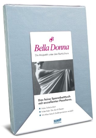 Spannbettlaken Bella Donna Jersey für Matratzen & Wasserbett 140-160 x 200-220 cm in Arktis