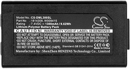 CS-DML300SL Akku 1300mAh Kompatibel mit [DYMO] 1982171, LabelManager 500TS, LabelManager LM-500TS, Wireless PnP, Mobile Label Maker, MobileLabeler, PnP Wireless, XTL 300, XTL 300 Handheld Label Maker