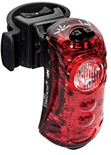 NiteRider Sentinel 250 w/Laser Lane Lines LED Rear Bike Light USB Rechargeable IP64 Rated Bicycle Tail Light Bright Daylight Visible Easy to Install Road Mountain City Commuting Cycling Safety Flash