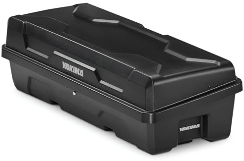 Yakima Hard Shell Cargo Box, Vehicle Rooftop Travel & Storage Gear Case, Carrier for Cartop or Truck Bed, 10 Cubic Feet, DeepSpace 10, Black