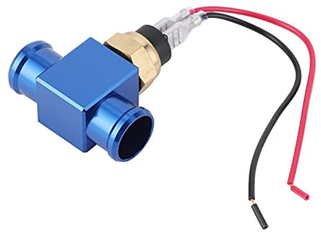 Thermostat Interrupteur de Température de L'eau Radiateur Ventilateur de Refroidissement Capteur de Température pour Moto ATV Hors Route Véhicule Capteur de Température Kit de Commutateur(Bleu)