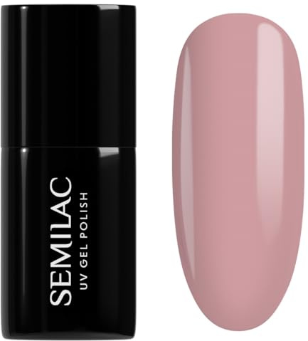 586 Semilac UV Vernis à ongle Dirty Rose Nude 7 ml