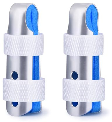 Sopito Finger Splint, 2pcs Finger Support Brace for Arthritis Knuckle Immobilizationm, Middle Size