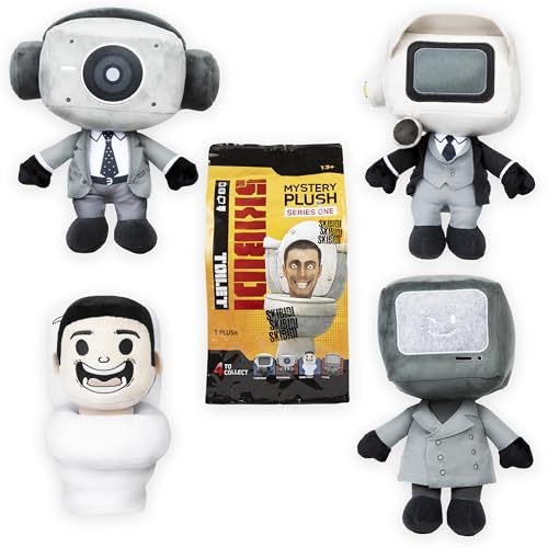 Skibidi Toilet Mystery Plush – Collectible Plush, All-New Collectibles, Officially Licensed Skibidi Toilet Merch