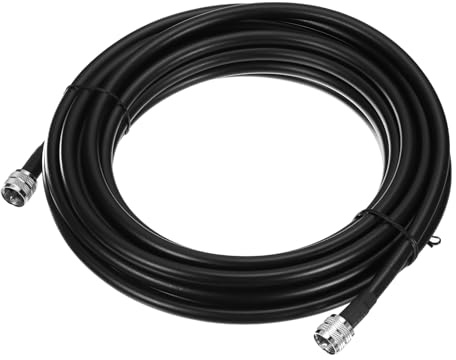 QUARKZMAN 9 m koaxialkabel RG213 RF-kabel med Pl-259 hane kontakt för CB/Ham radio