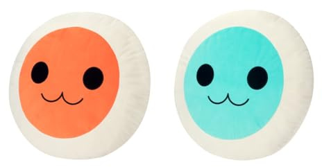 Banpresto Donkatsu Face Plush Taiko No Tatsujin Plüschtier, 37 cm, BP28605P, Mehrfarbig, Sammelfigur, optimal für Anime-Fans