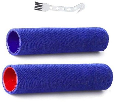Confezione da 2 pezzi di ricambio per Dyson Wash G1 Wet Cleaner, spazzola morbida per pavimenti, 2 rulli primari controrotanti, 1 spazzola per la pulizia