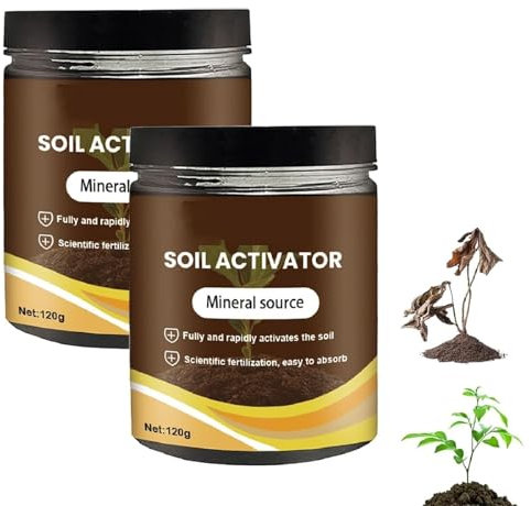 Soil Pro Activator, Attivatore Naturale Del Suolo Per Una Decomposizione Più Rapida, Stimolatore Della Salute Del Terreno Per Fiori E Piante (2pcs)