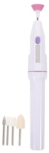 UKCOCO Ponceuse Électrique pour Ongles et Polisseuse à Ongles Portable Outil de Manucure pour Limer et Polir les Acrylique