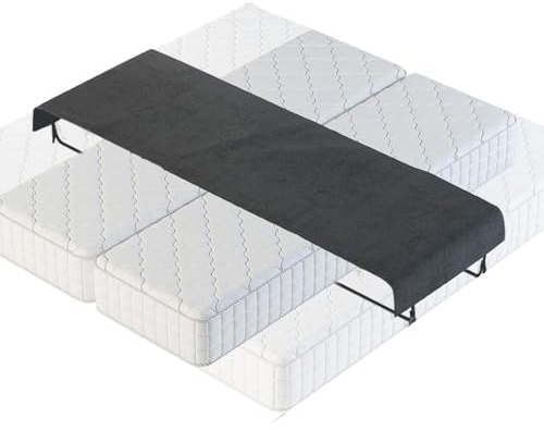Gihioue Split King Bed Bridge, Adjustable Bed Accessories from Single Bed to King Size, Large Double Mattress Bridge Converter, for Families, Household, Guest Room, Bedroom, Dorm, Hotel