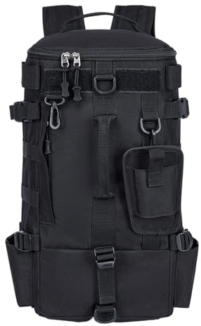 Generisch Wasserdichter Rucksack – Oxford-Gewebe 21x47x13cm | Angel-Rucksack Sling Große Kapazität | Survival Tagesrucksack Für Männer Und Frauen Outdoor Camping Jagd Kajak Tägliche Abenteuer