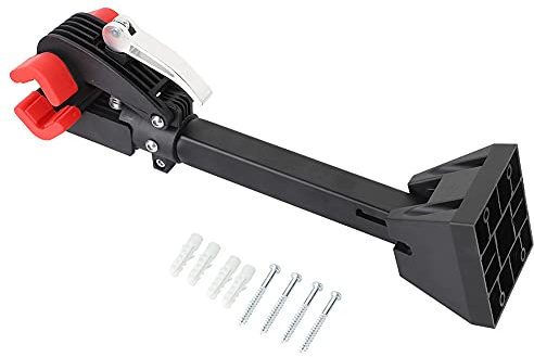 Dam Skerisi Soporte práctico de Pared para Bicicletas, Colgador de Montaje en Pared para Bicicletas, Estante Plegable y Ajustable para el Almacenamiento y la reparación de Bicicletas con Funda
