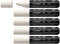 Stabilo FREE Acrylic - Marker acrilico - T800C Punta a scalpello 4-10mm - Confezione da 5 - Bianco