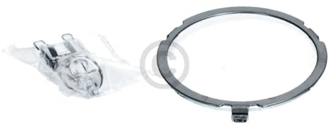 Bombilla halógena compatible con BOSCH 00629023 G9 20W con tapa de cristal y anillo metálico para campana extractora