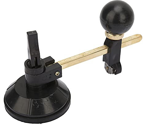 Bussole Regolabili per Tagliavetro, Utensile per Tagliare il Vetro 6 Taglierine Circolari per Tagliare il Vetro per Cerchio Disegno (diametro: 80 Cm)(20cm in diameter)