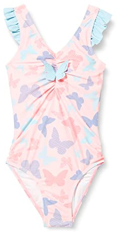 Playshoes UV-Schutz Badeanzug Mädchen Schwimmanzug Badebekleidung, Schmetterlinge, 86/92