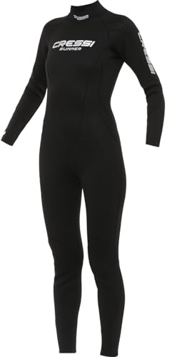 CRESSI CLOTHING Women's Standard 2.5mm Neoprene Wetsuit, Black