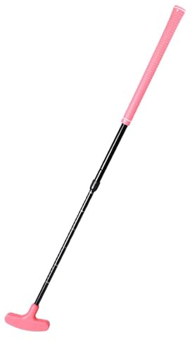 kowaku Mini Putter de Golf rétractable pour droitiers ou gauchers, pour Femmes et Hommes, putters de Golf bidirectionnels, Club de Golf pour Jardin, Rose